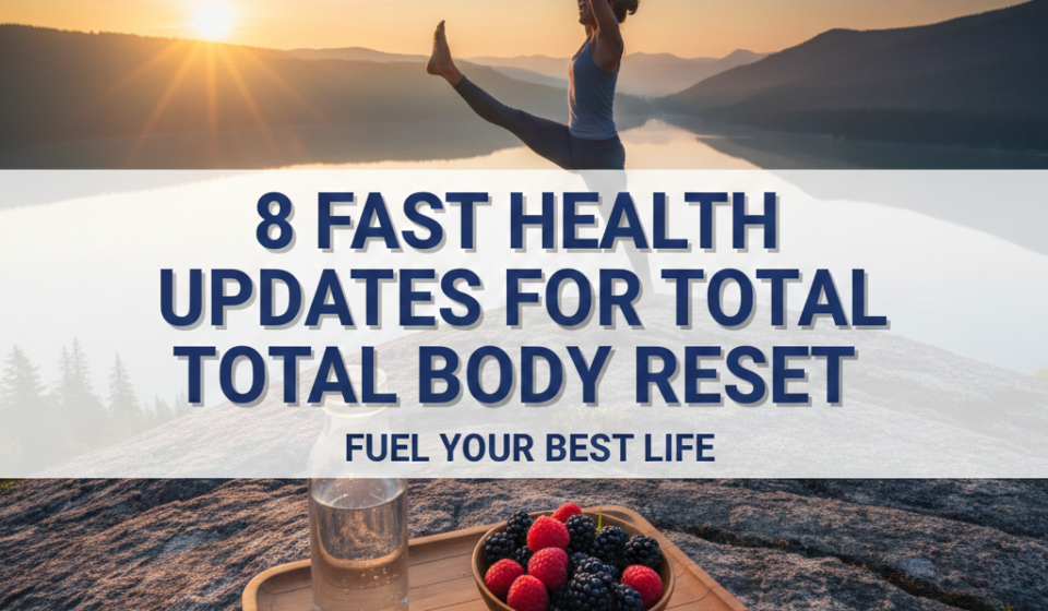 8 Fast Health Updates for Total Body Reset