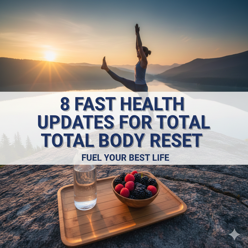 8 Fast Health Updates for Total Body Reset