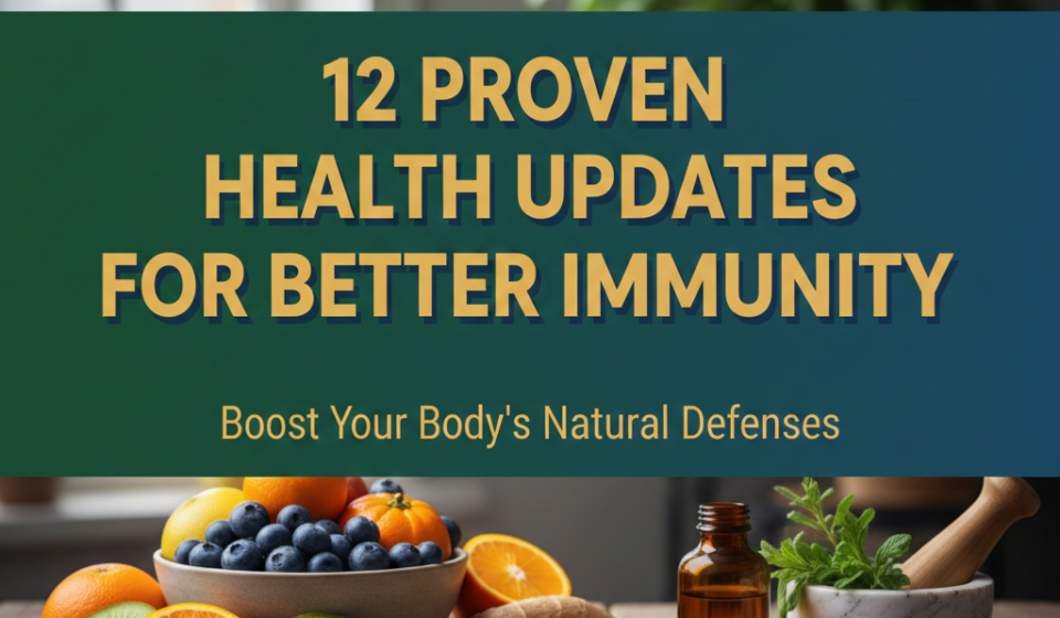 12 Proven Health Updates for Better Immunity