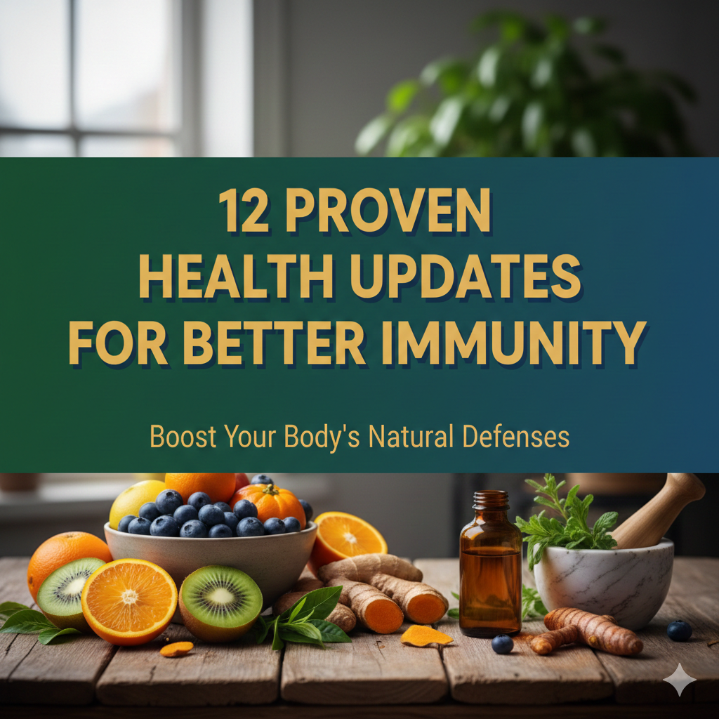 12 Proven Health Updates for Better Immunity