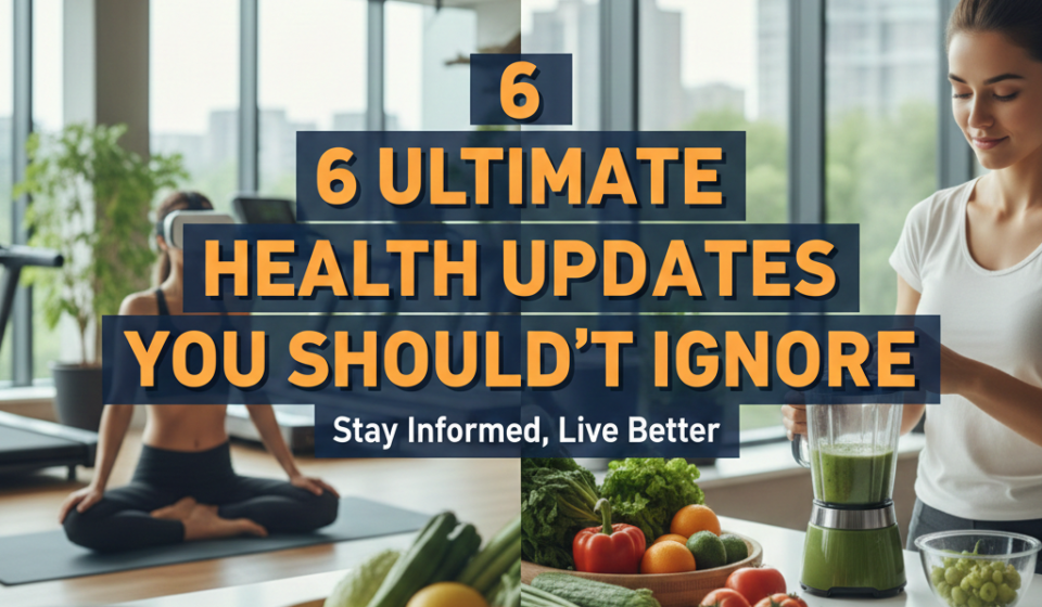 6 Ultimate Health Updates You Shouldn’t Ignore