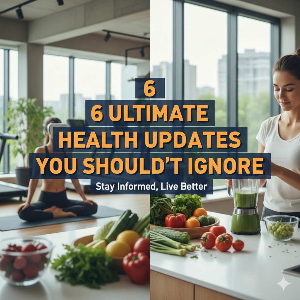 6 Ultimate Health Updates You Shouldn’t Ignore