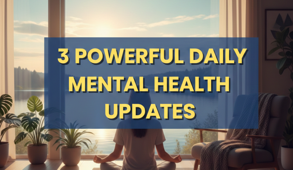3 Powerful Daily Mental Health Updates
