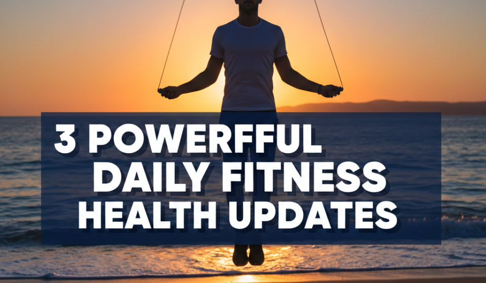 3 Powerful Daily Fitness Health Updates