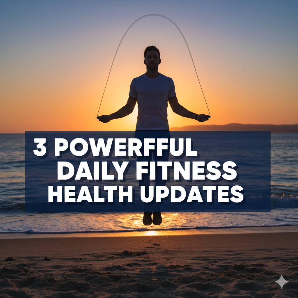 3 Powerful Daily Fitness Health Updates