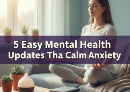 5 Easy Mental Health Updates That Calm Anxiety