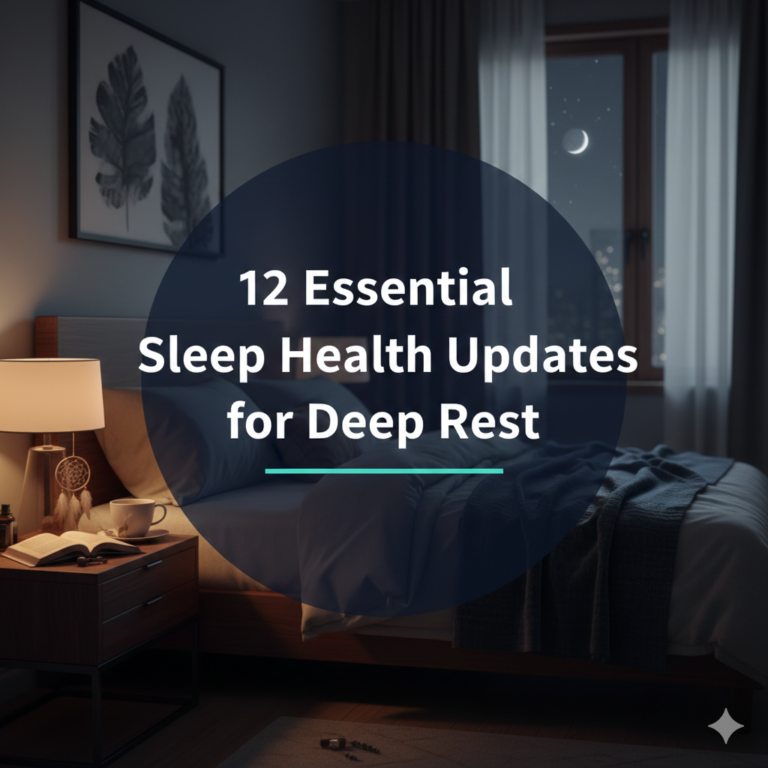 12 Essential Sleep Health Updates for Deep Rest