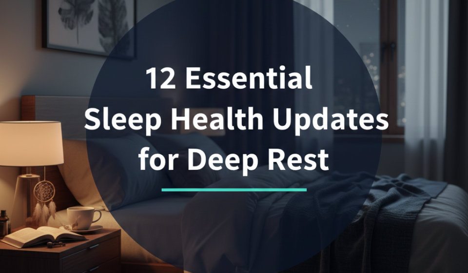 12 Essential Sleep Health Updates for Deep Rest