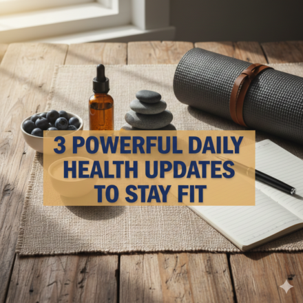 3 Powerful Daily Health Updates to Stay Fit