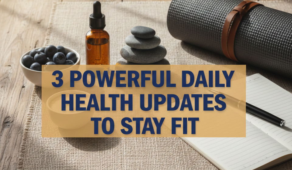 3 Powerful Daily Health Updates to Stay Fit
