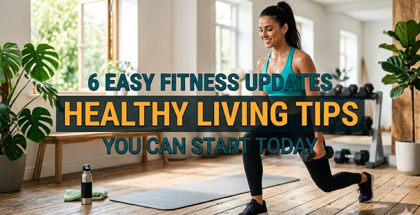 6 Easy Fitness Updates Healthy Living Tips You Can Start Today