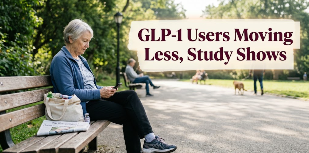 GLP-1 Users Moving Less, Study Shows