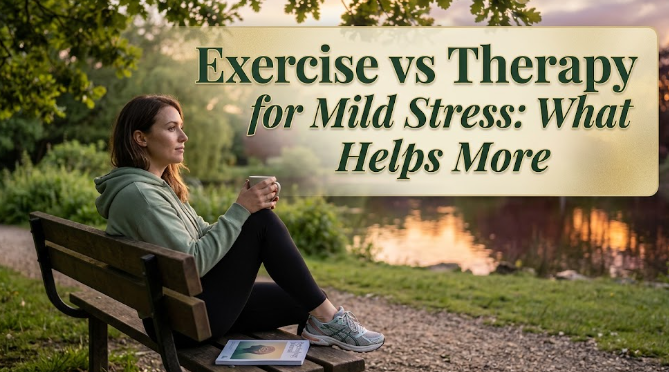 Exercise vs Therapy for Mild Stress: What Helps More