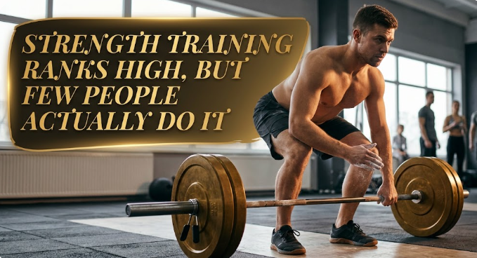 Strength Training Ranks High, But Few People Actually Do It