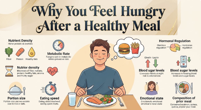 Why You Feel Hungry After a Healthy Meal